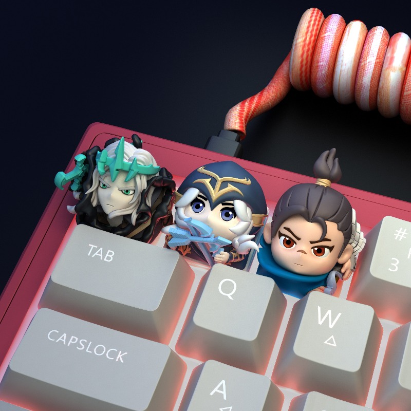 Gaming Accessories To Gift - Teclas de Anime com Tema Original