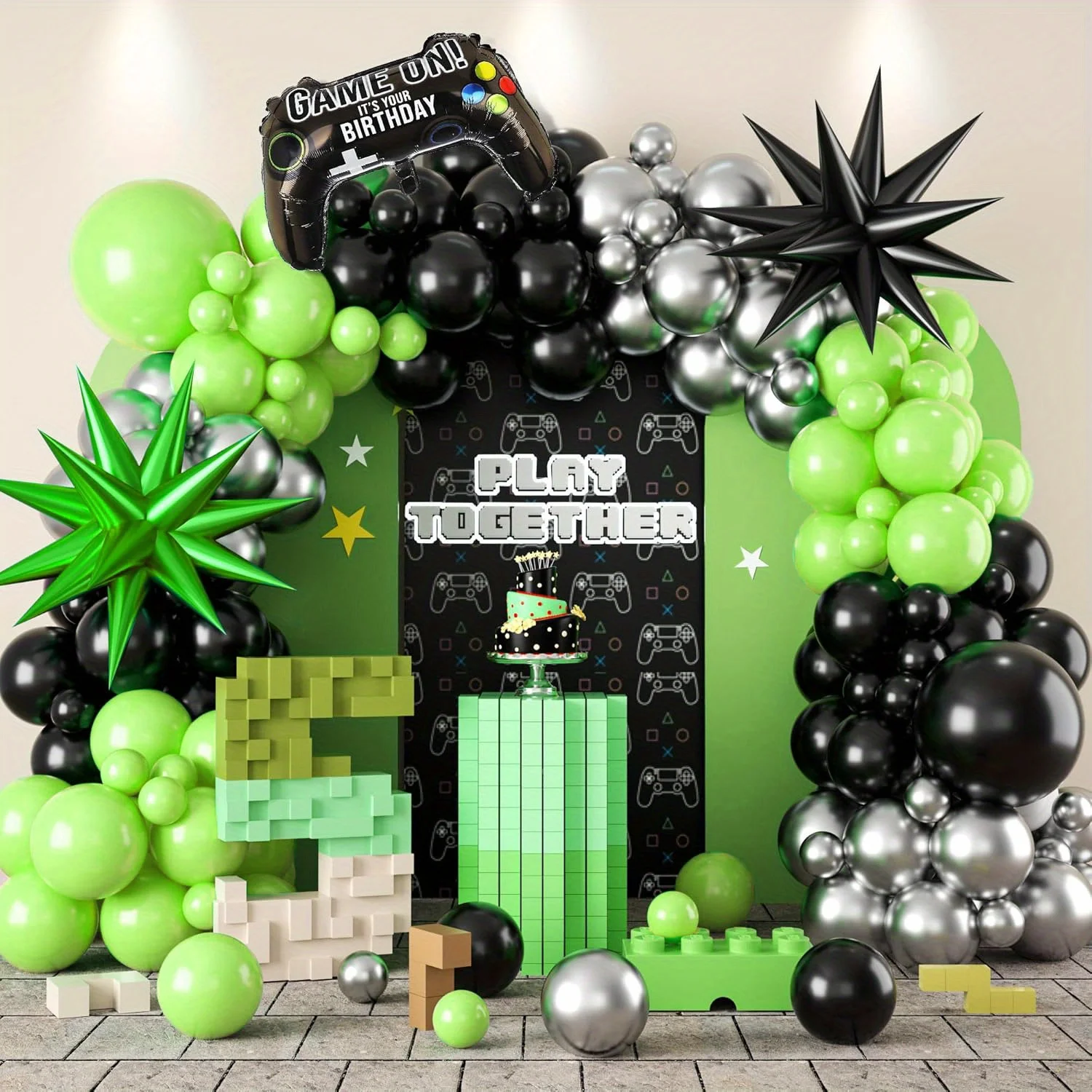 Gaming Accessories Bedroom - Conjunto de guirlanda de balão com
