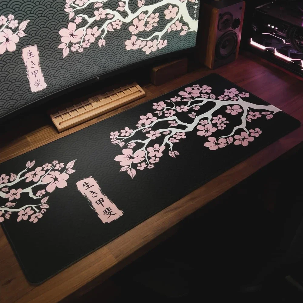 Gaming Accessories In Japan - Mousepad de Borracha Grande Preto e