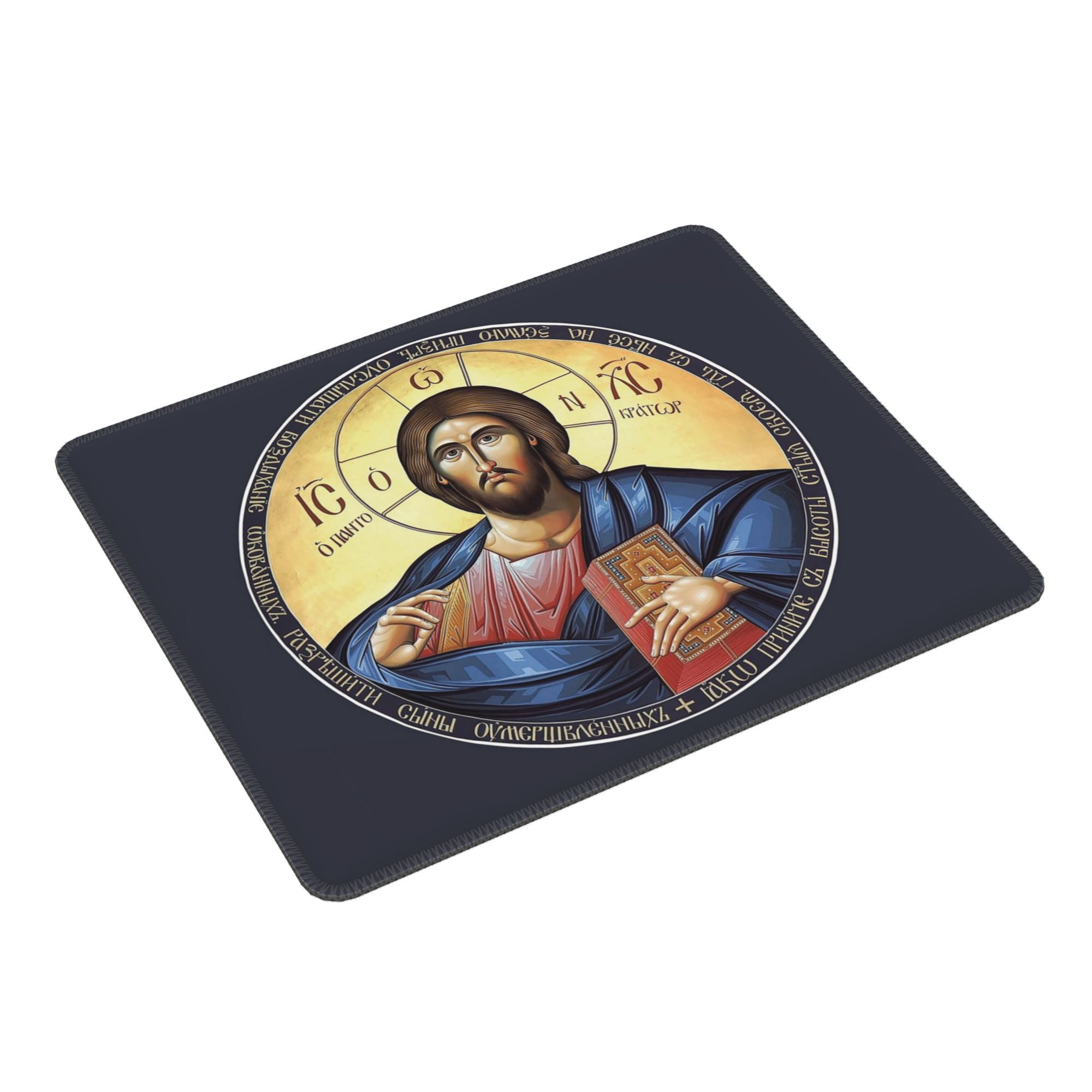 Gaming Accessories Icon - Cristo pantocrator ícone ortodoxo mouse pad