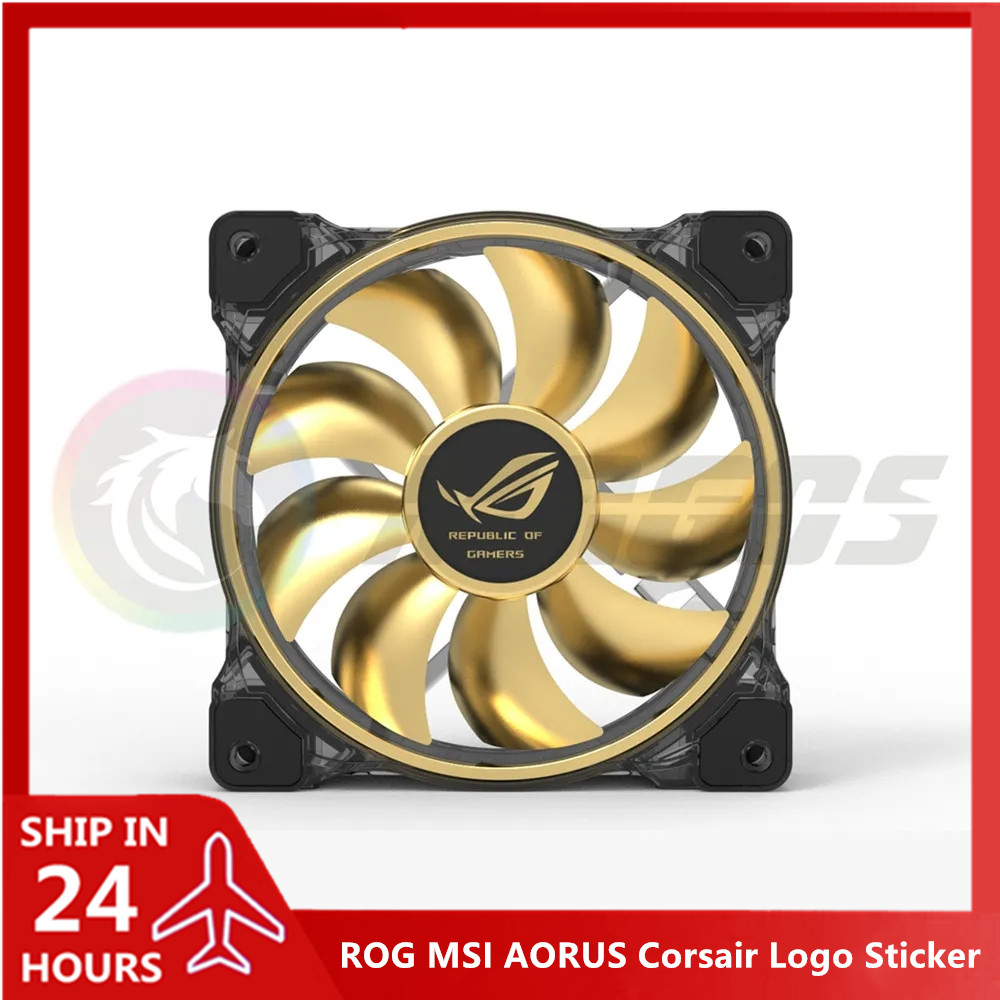 Gaming Accessories Room - Adesivo logotipo do ventilador do armário
