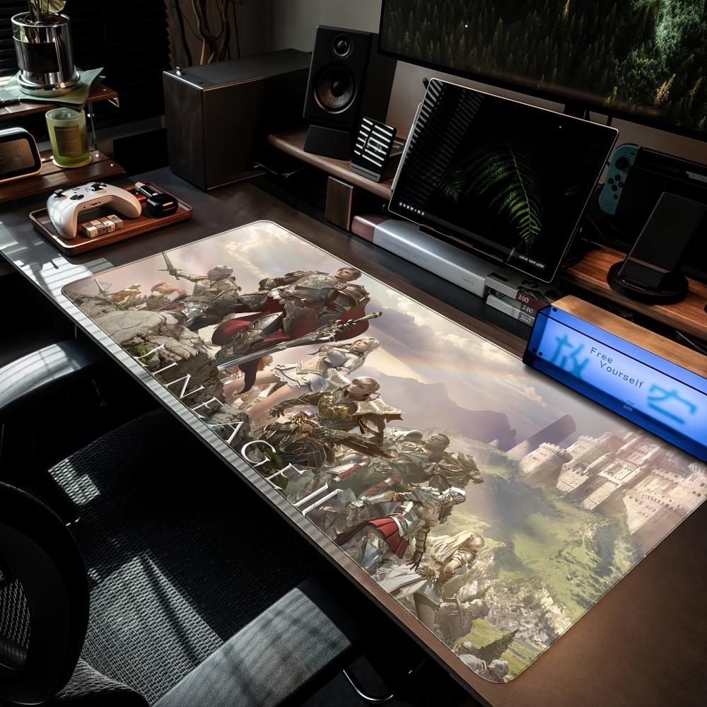 Gaming Accessories For Your Desk - Jogo l-lineage 2 mouse pad xxl