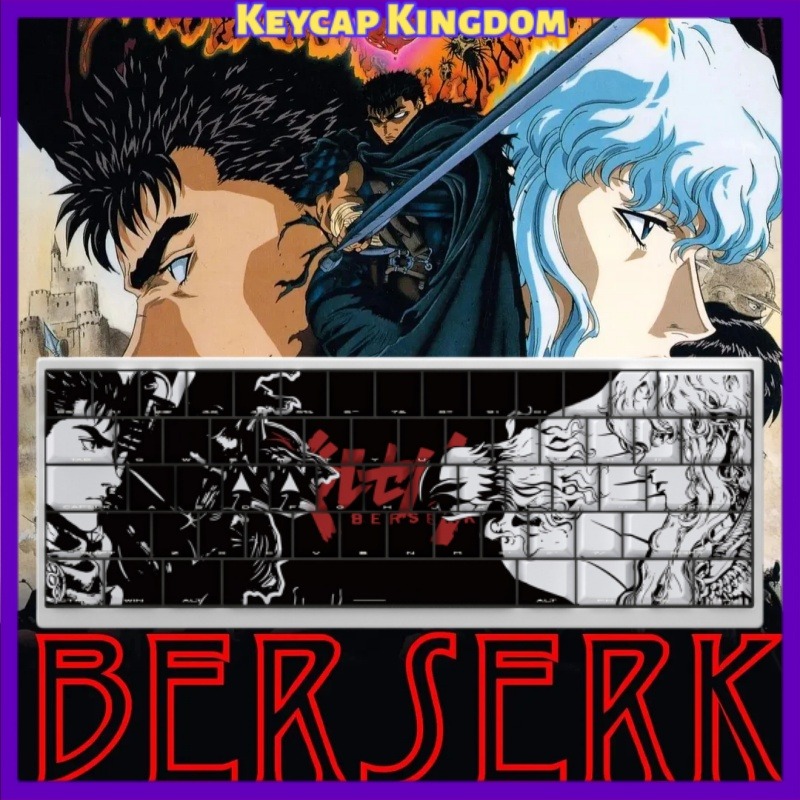 Gaming Accessories To Gift - Teclas Temáticas BERSERK para Teclado Mecânico