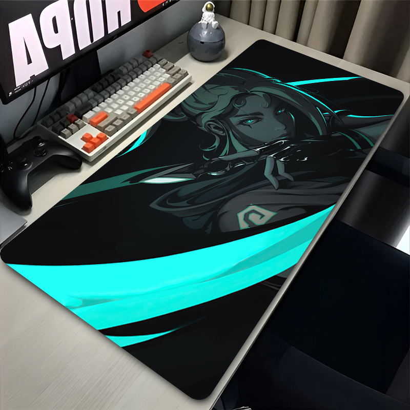 Gaming Office Accessories - Mouse Pad Grande para Jogos Valorant