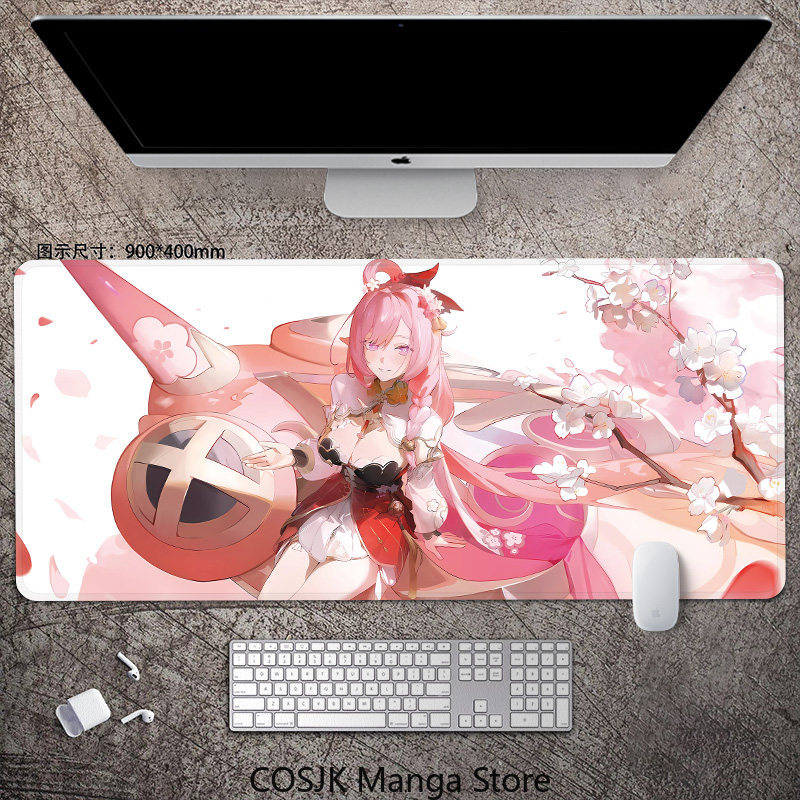 Mouse Pad Gamer Anime Honkai I - Gaming Accessories In Japan avaliação e preço