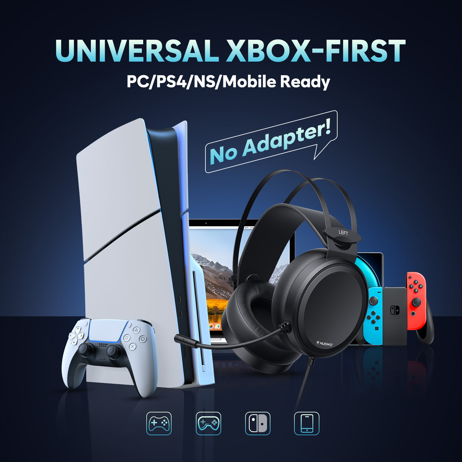 NUBWO Fones de ouvido para jog - Venom Gaming Accessories avaliação e preço