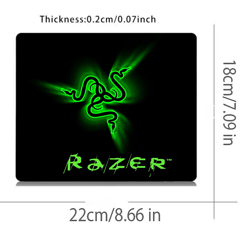 Razer moda pequena mouse pad a - Gaming Office Accessories avaliação e preço