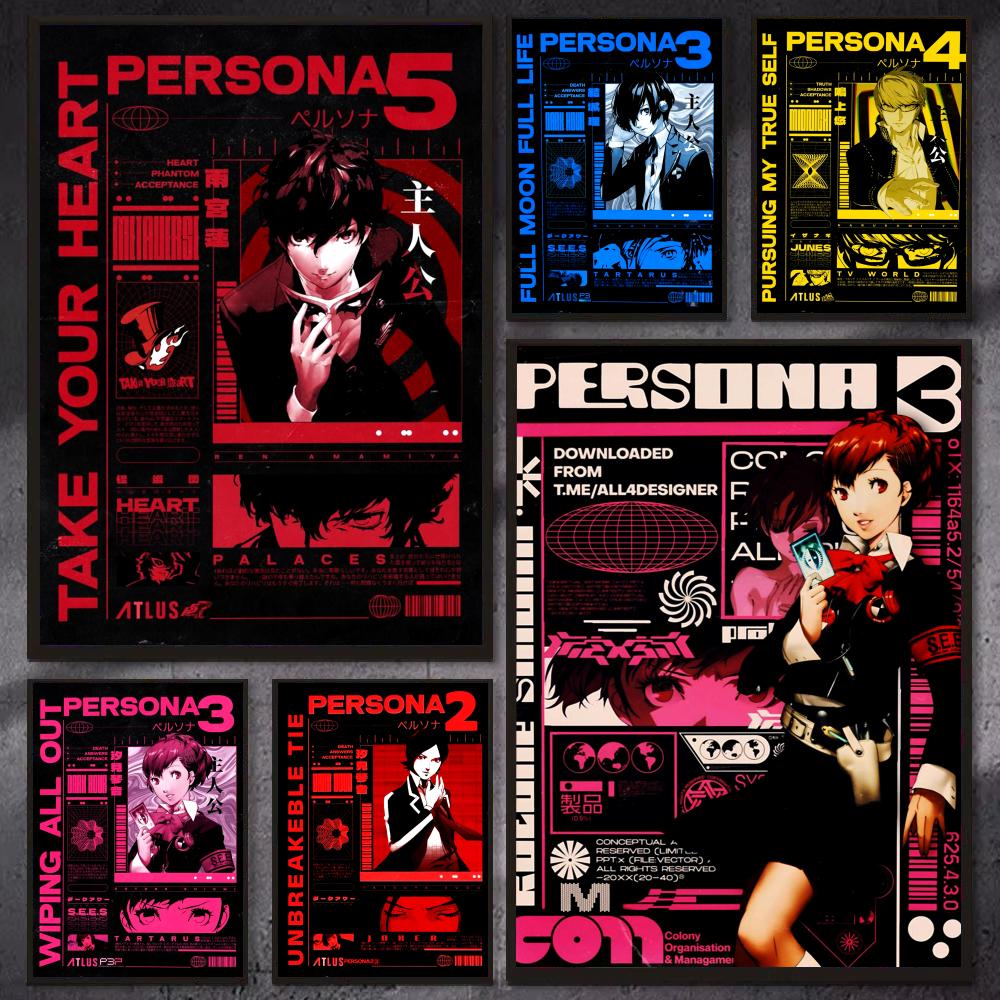 Pôster do jogo P-Persona 3 Rel - Gaming Accessories Bedroom avaliação e preço