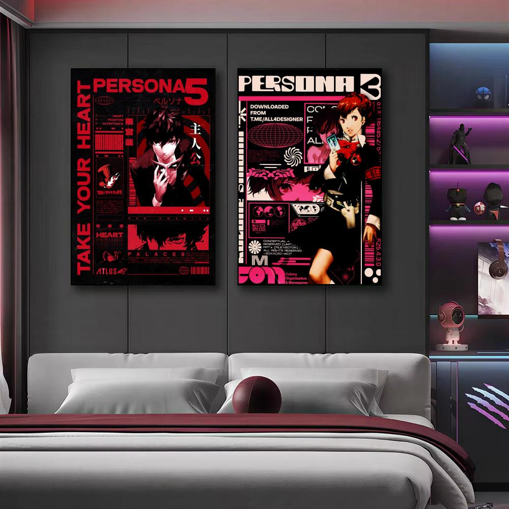 Pôster do jogo P-Persona 3 Rel - Gaming Accessories Bedroom avaliação e preço