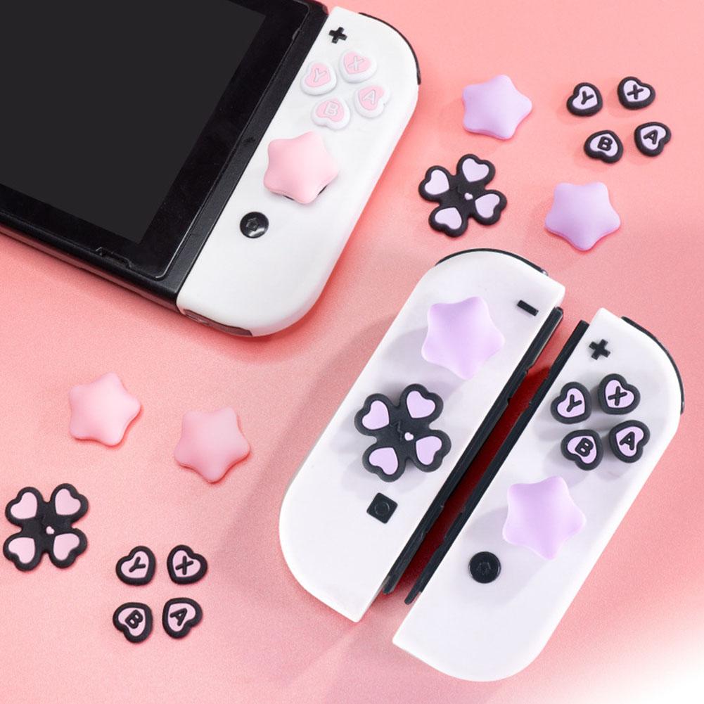 Adesivos de botão de silicone  - Gaming Accessories Nintendo Switch avaliação e preço