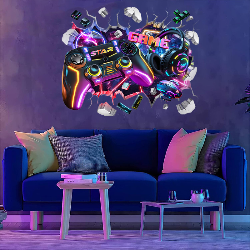 Adesivos de Vinil Grandes para - Gaming Accessories Wallpaper avaliação e preço