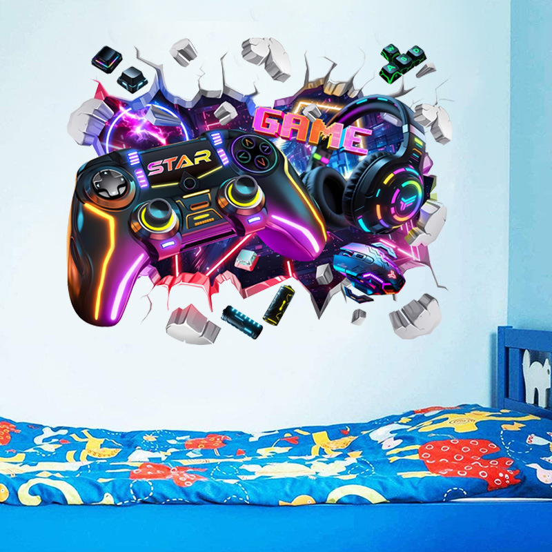 Adesivos de Vinil Grandes para - Gaming Accessories Wallpaper avaliação e preço