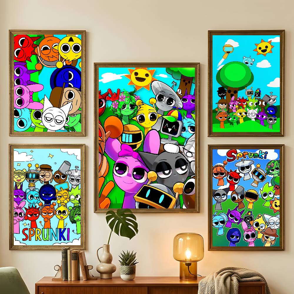 Pôster de jogo Cartoon S-Sprun - Gaming Accessories Bedroom avaliação e preço