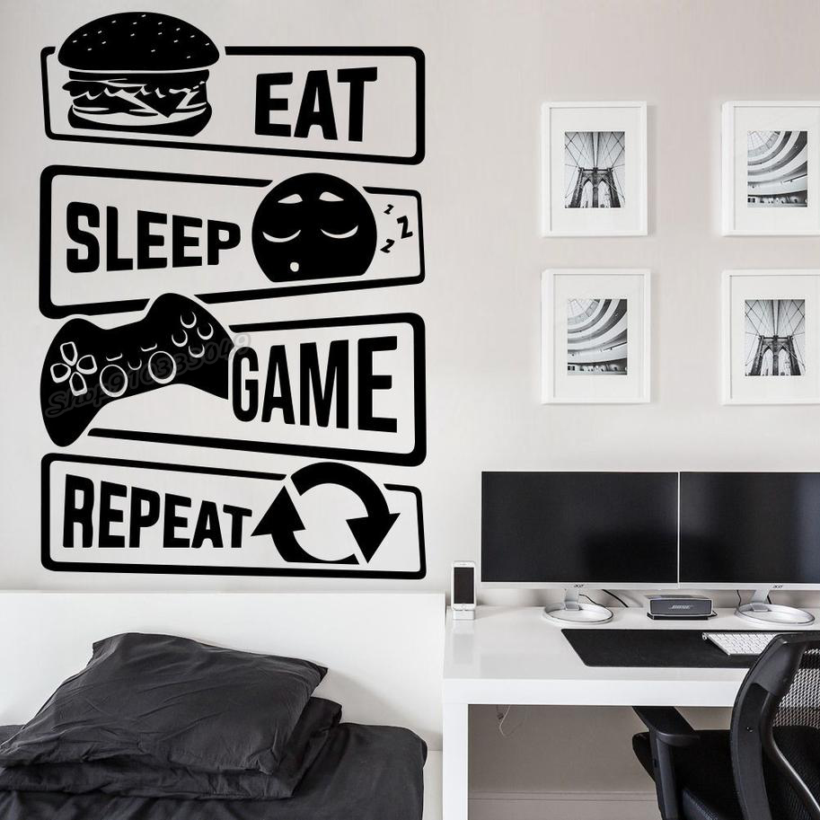 Comer sono jogo repetir gamer  - Gaming Accessories Wallpaper avaliação e preço