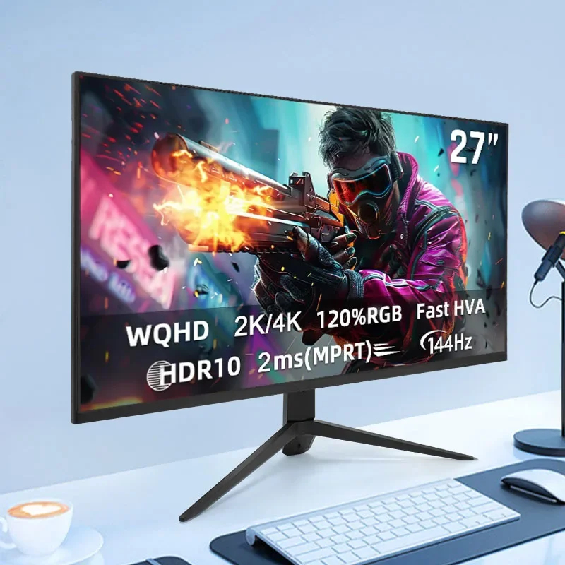 Monitores LCD de 19, 21, 24, 2 - Monitor 144Hz 27Inch avaliação e preço