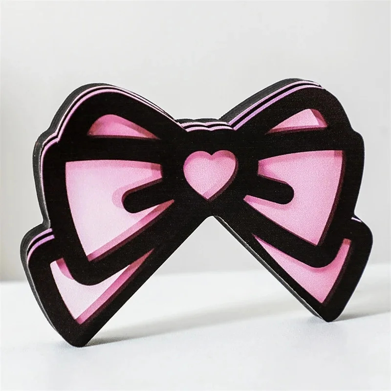 Kawaii rosa acrílico arco moni - Gaming Accessories To Gift avaliação e preço