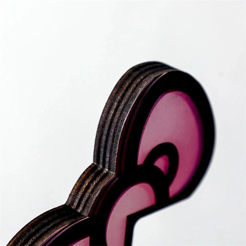 Kawaii rosa acrílico arco moni - Gaming Accessories To Gift avaliação e preço