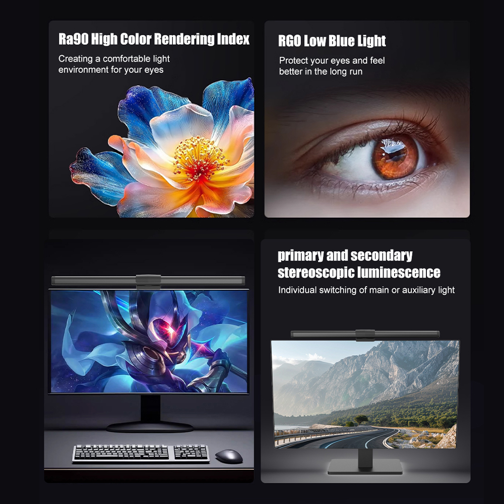 Barra de Luz para Monitor 43CM - Gaming Accessories Bedroom avaliação e preço