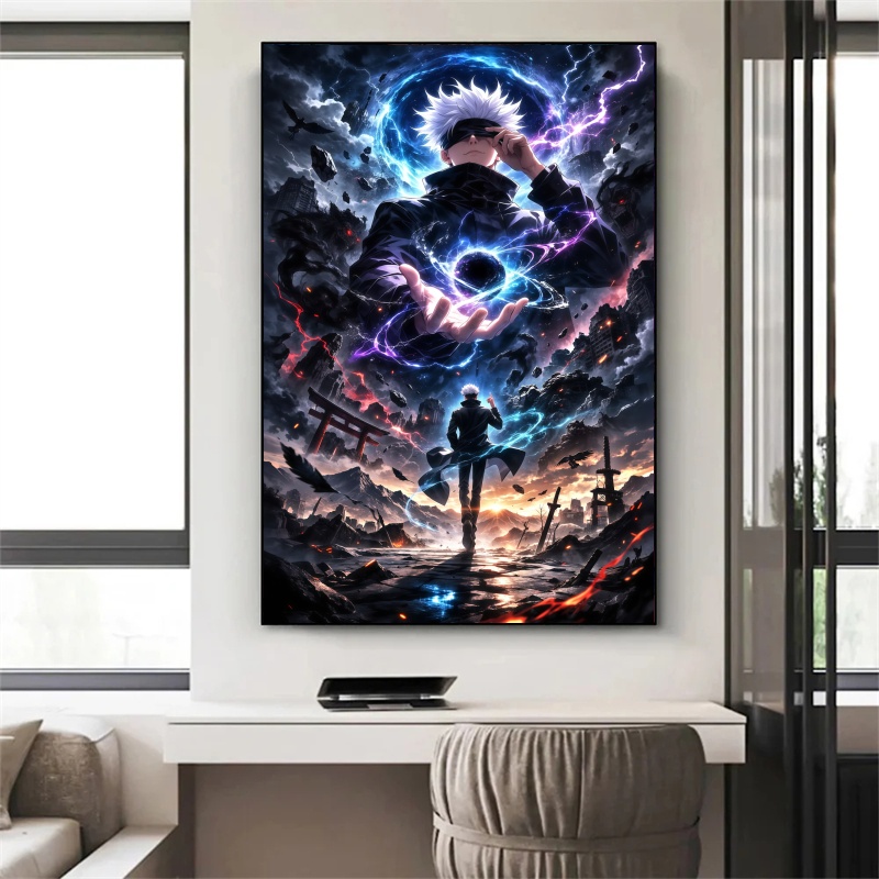 Pôster de Arte em Tela Jujutsu - Gaming Accessories Bedroom avaliação e preço