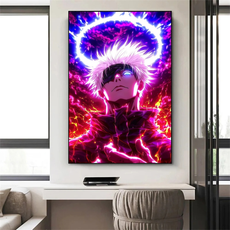 Pôster de Arte em Tela Jujutsu - Gaming Accessories Bedroom avaliação e preço