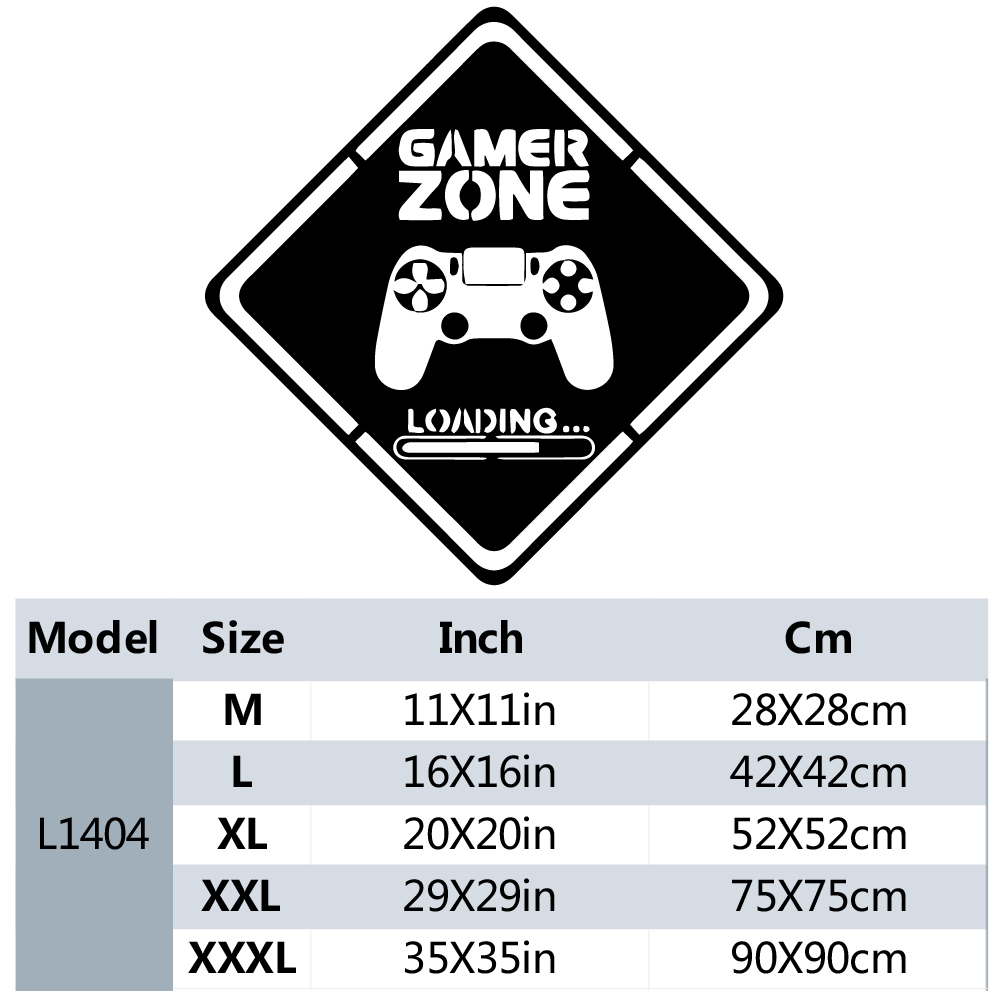 1pc zona gamer porta decalque  - Gaming Accessories Room avaliação e preço