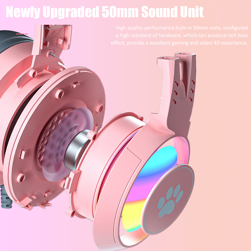 Cute Cat Ear Gaming Headphones - Venom Gaming Accessories avaliação e preço