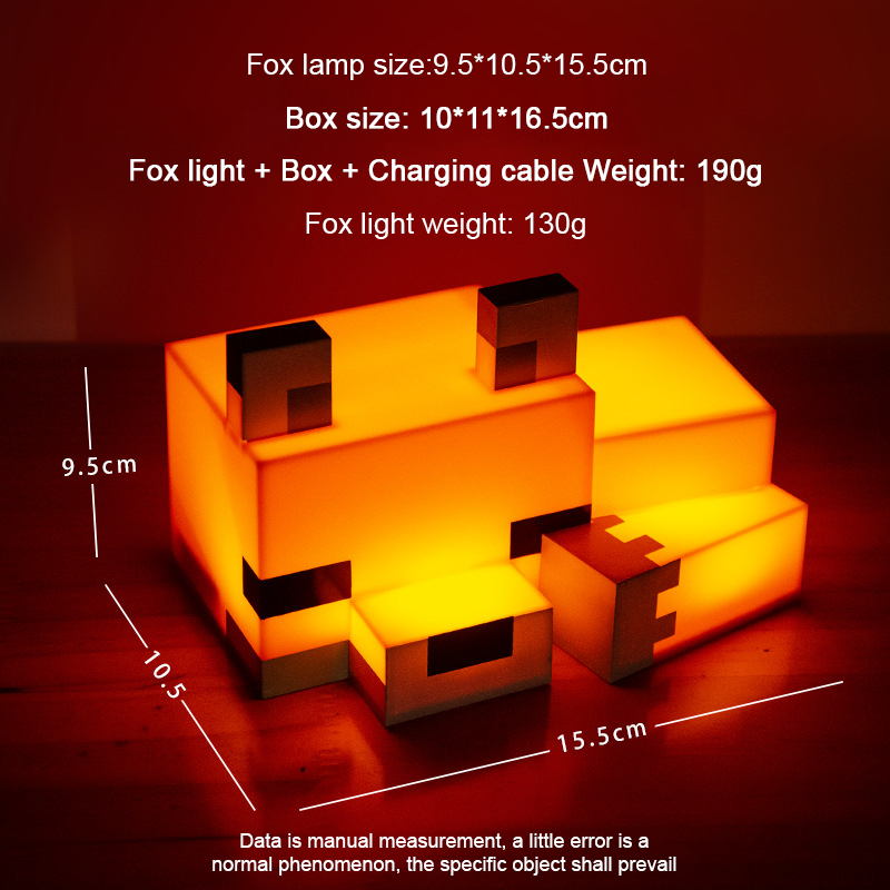 Mc jogo bonito raposa luz notu - Gaming Accessories Bedroom avaliação e preço